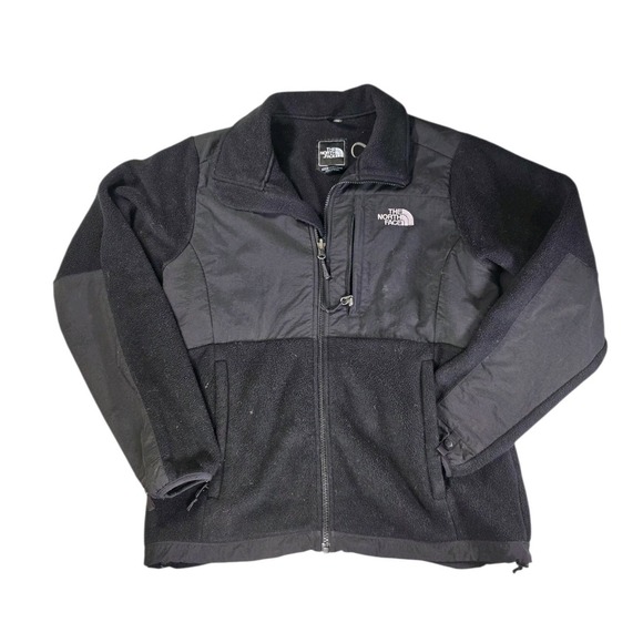 The North Face Womens Denali Jacket Size Medium Black Fleece Polartec Fleece - Picture 1 of 11